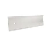 SIMPLY FRAMES 2 in. H x 10 in. L Wall Plate Holder, Satin Silver SW-102SS